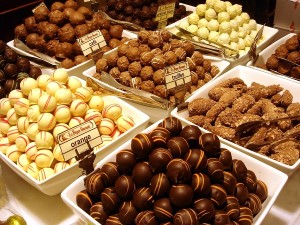 A chocolate shop in Belgium