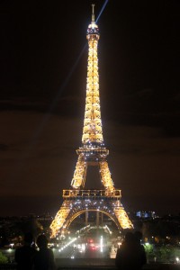 Eiffel at Midnight